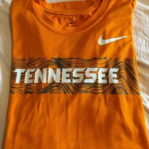 Orange Nike University of Tennessee dri fit shirt, Nike dri fit shirt